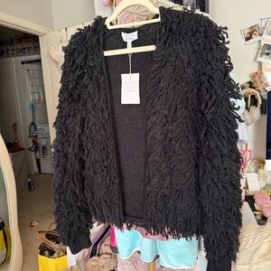 & Other Stories Black Teddy Jacket